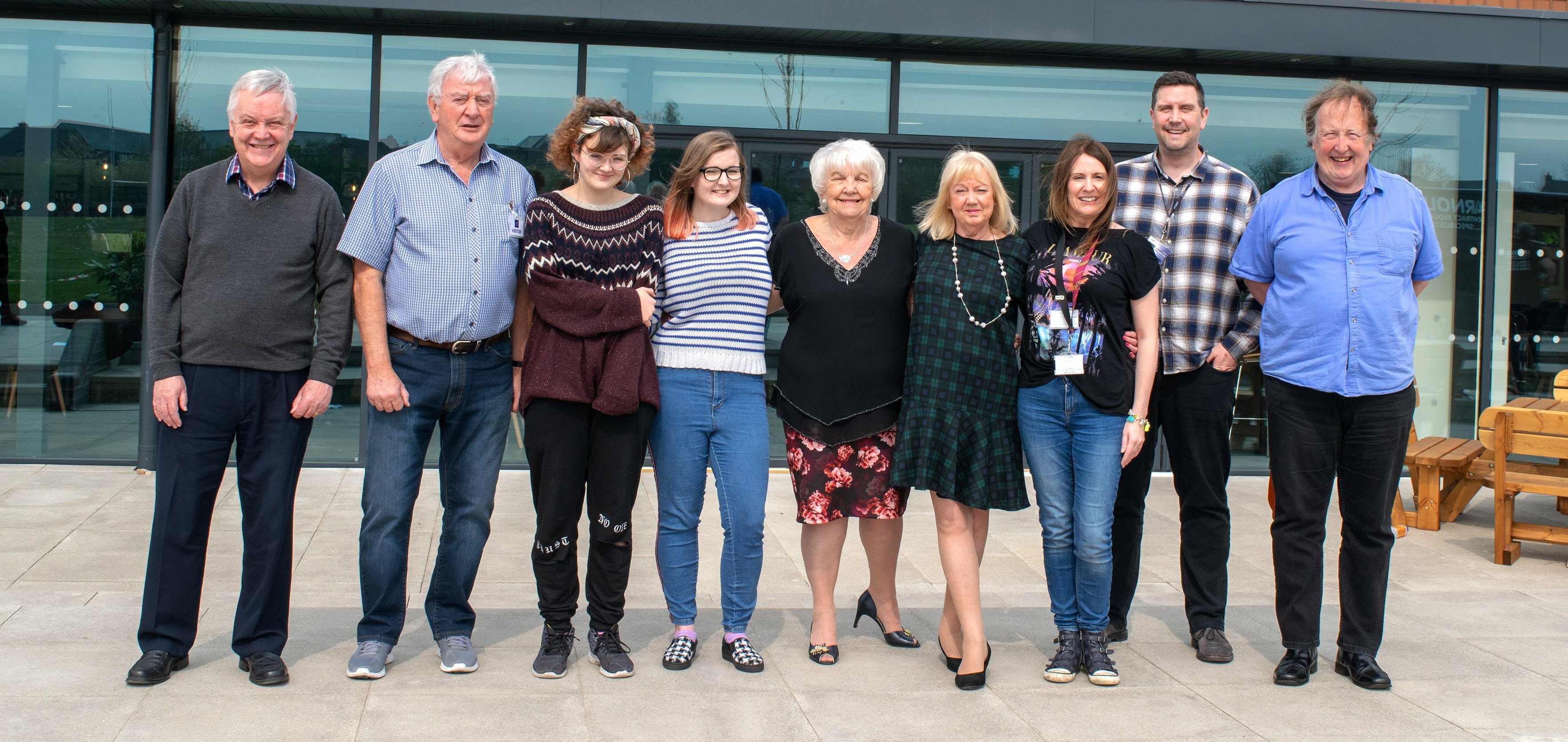 Group photo of the people involved in the Respect Campaign