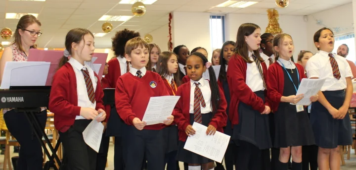 Everyone enjoys hearing children sing Christmas carols