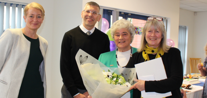 Representatives from Milton Keynes Council and Sue Graham