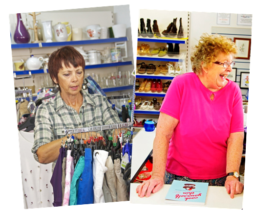 North Craven charity shop customers Customers in the North Craven charity shop