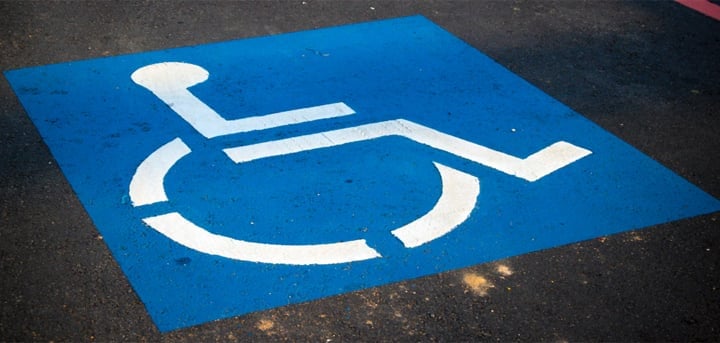 disabled parking sign