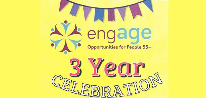 engAge - opportunities for People 55+ 3 year celebration 