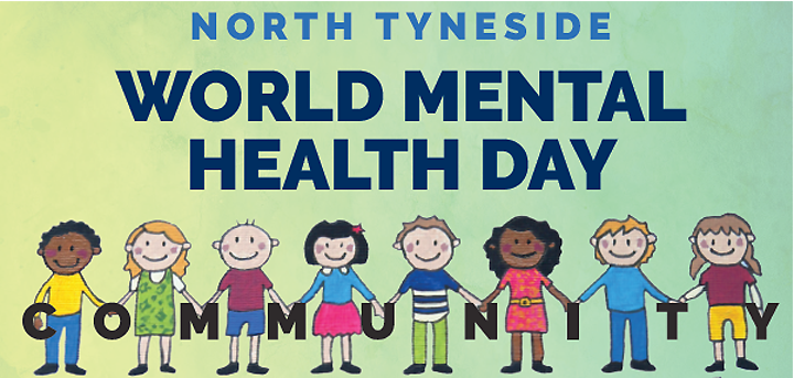 NOrth Tyneside World Mental Health Day graphic