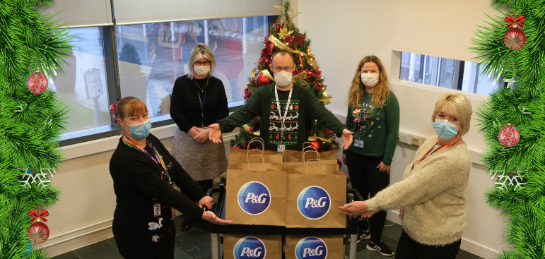 Christmas meal packs from Procter and Gamble