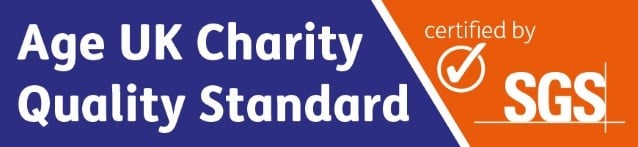 We achieved the Age UK Charity Quality Standard