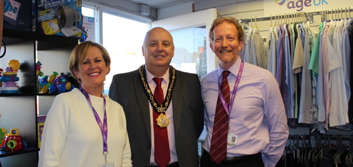 Manager Diana welcomed the Mayor and Chief Executive Chris