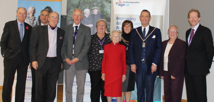 Some of our trustees and Chief Executive Chris Duff with guests at the AGM