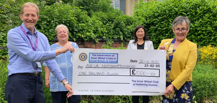 Thank you to the Inner Wheel Club of Kettering Huxloe