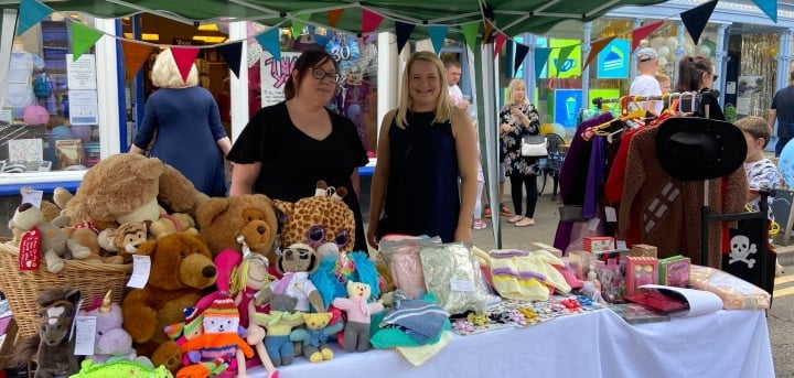 Our fantastic stall at the Charter Fair.