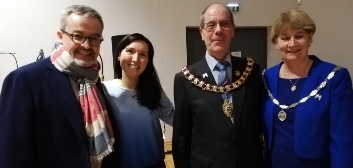 The event was attended by the Mayor and Mayoress of Corby