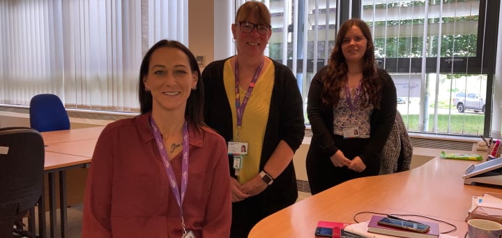 Some of our Collaborative Care and Social Prescribing Service team.