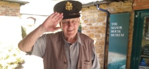 A military salute from Ron