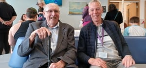 Neil and Ron at Brackley Medical Centre.