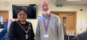 The Mayor of Northampton visits our day centre.