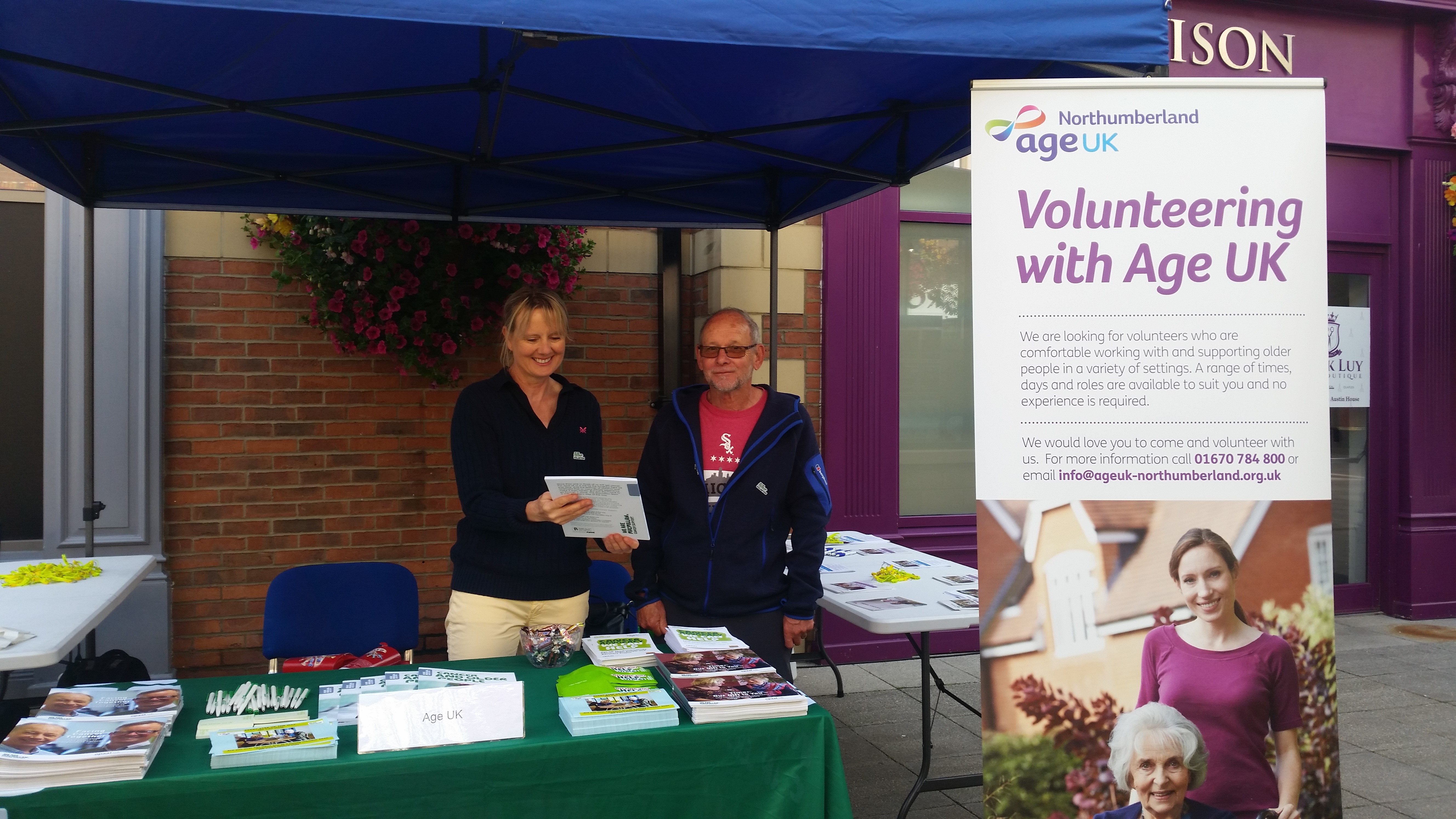 Raising Awareness at Sanderson Arcade 