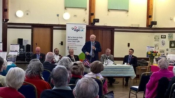 Sir Vince Cable speaking at our AGM2017