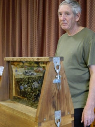 Bee keeper Mel at Brinsworth Good Companions group Bee keeper Mel at Brinsworth Good Companions Group