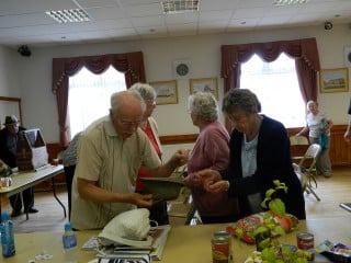 Brinsworth Good Companions Group listening to a talk on bee keeping Brinsworth Good Companions Group listening to talk n bee keeping