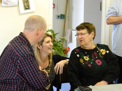 Rotherham's Mayor meets members of Bevan Crescent Group