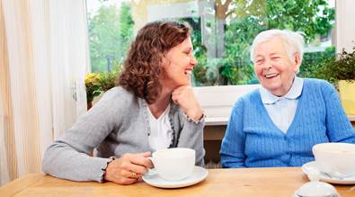 Women talking over a cuppa