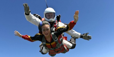 Sky dive fundraising for Age UK Sheppey