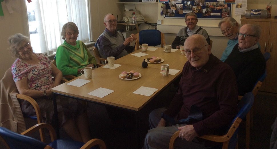 Group of older people at Age UK Sheppey