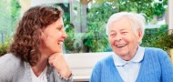 Two women with Age UK Sheppey's befriending service