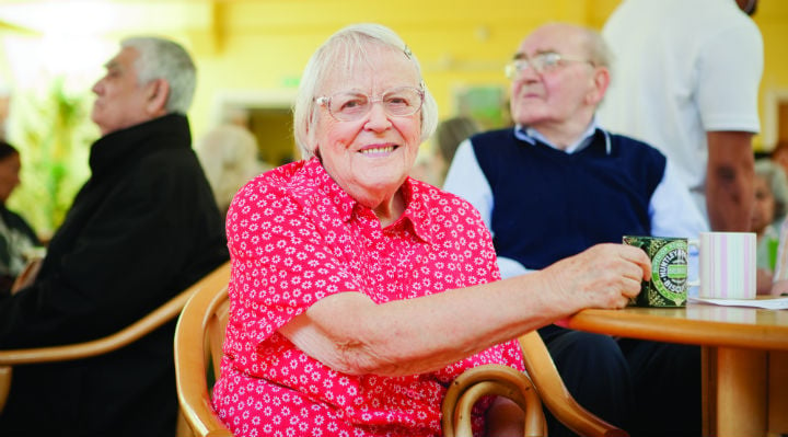 Woman at Age UK Sheppey's dementia day break club