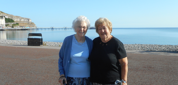 Llandudno holidaymakers Noel Edwards and Doreen Massey