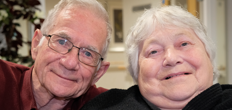 Dementia respite service member and her carer