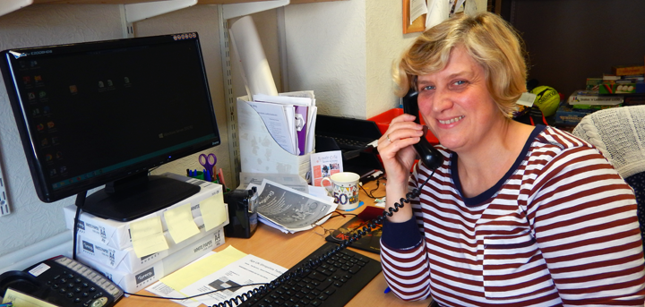 New Age UK Shropshire Telford & Wrekin staff member Lisa Nutting