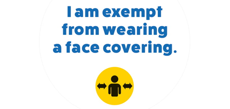 Facemask exemption badge