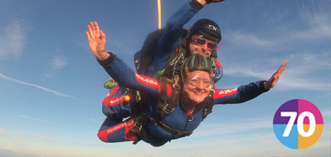 Sally Raw-Rees skydiving to raise money for Age UK Shropshire Telford & Wrekin