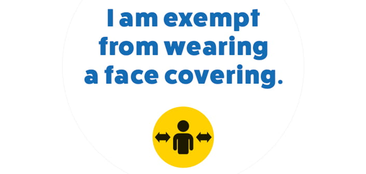 Facemask exemption badge