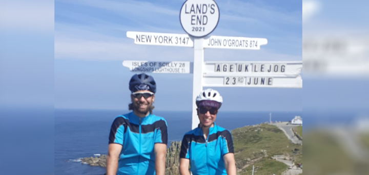 Dean Suter and Emma Wilde at Lands End
