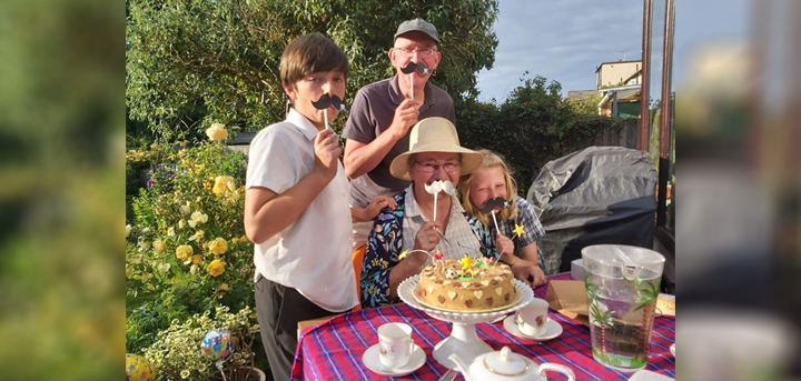 Local family The Bells hosting a tea party joining in the BIG Dinner Party