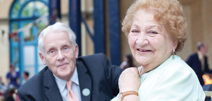 Older couple at a day centre