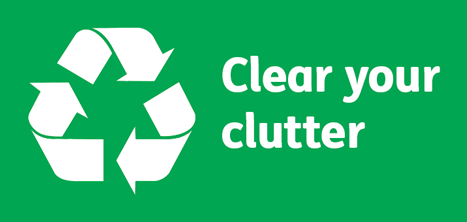 Clear your clutter recycling logo