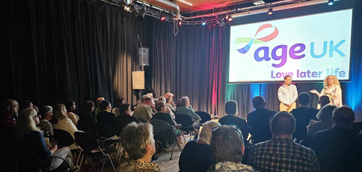 Audience attending screening of All the Lonely People