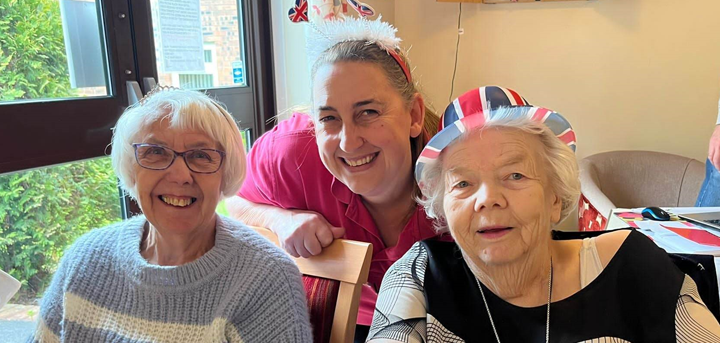 Members and staff at Age UK Shropshire Telford & Wrekin Ketley Bank day centre