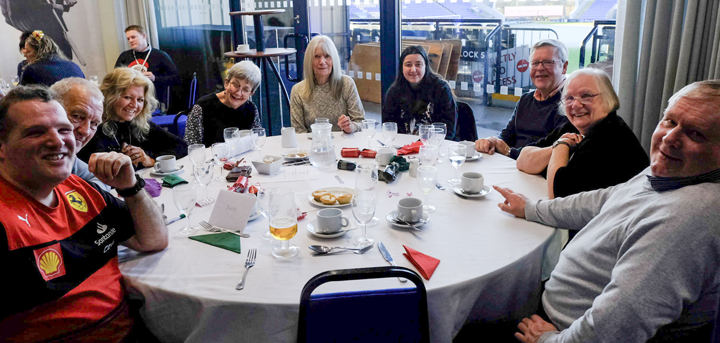 Age UK Shropshire Telford & Wrekin volunteers at our annual Christmas Lunch