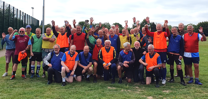 Shrewsbury Walking Football Club members