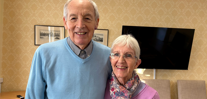 Pauline and David Bird, retiring organisers of Alveley day centre