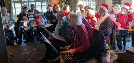 The Acorn Singers performing at The Fallow Field