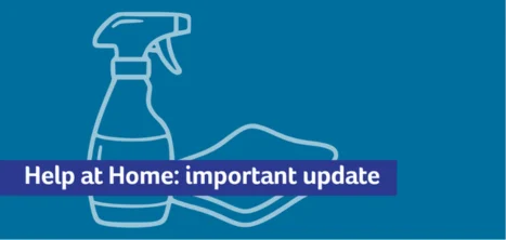 Help at Home important update illustration