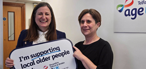 Julia Buckley MP and Clare Davis CEO