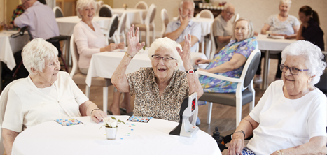 Older people at a day centre