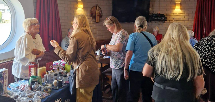 Coffee morning at The Saddlers pub in Shrewsbury