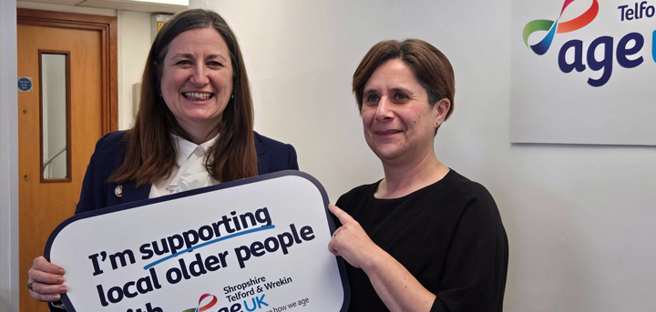 Julia Buckley MP and Clare Davis CEO