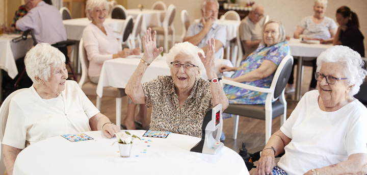 Older people at a day centre